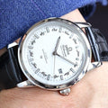 SEAMASTER GLOBEMASTER 40MM WHITE DIAL ANNUAL CALENDAR